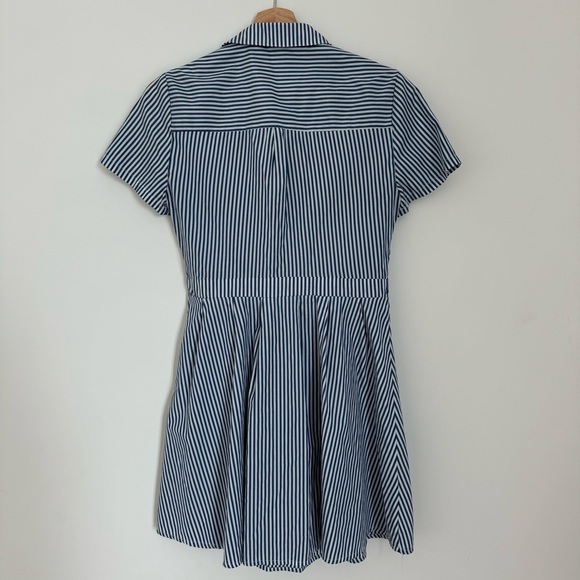 Forever 21 shirt dress French style tied up modern Aline - Picture 4 of 8